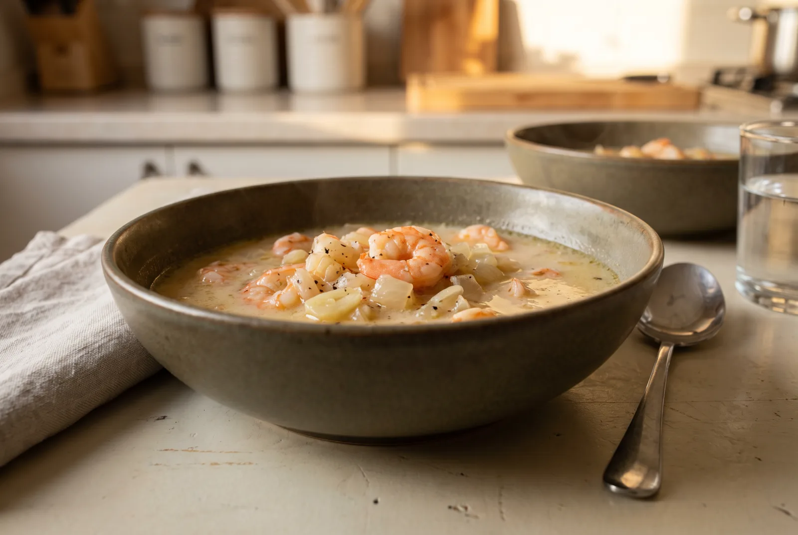 Creamy Shrimp Soup | Rich Seafood Soup