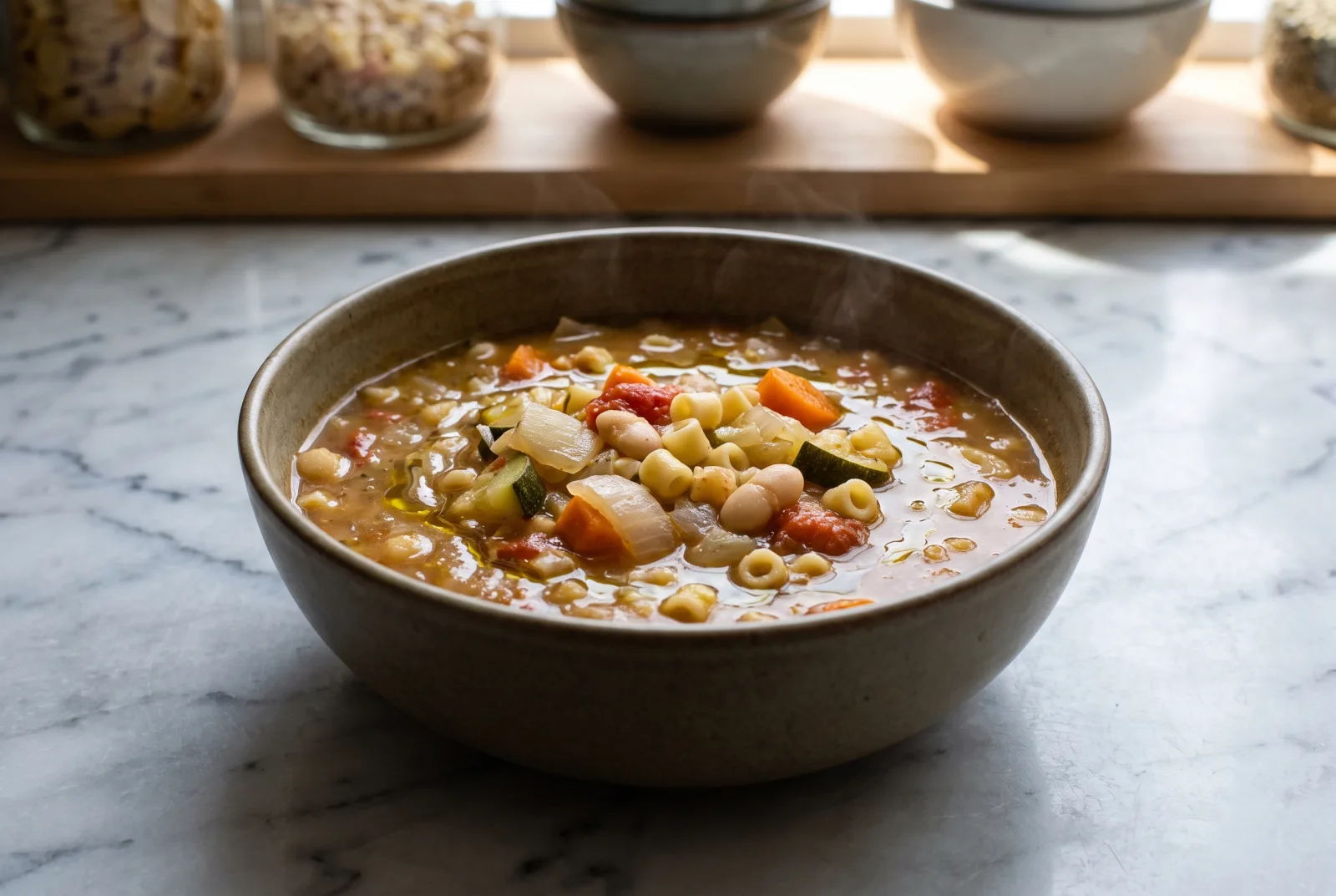 Minestrone | Italian Vegetable and White Bean Soup
