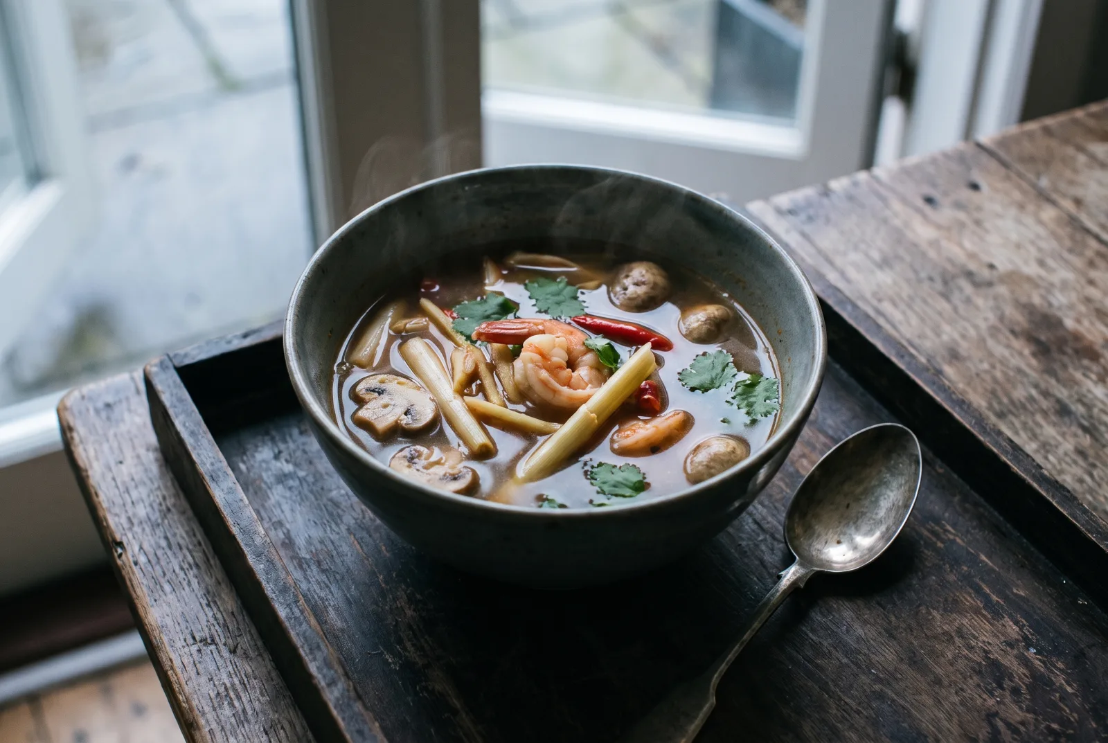 Tom Yum Soup | Thai Hot and Sour Shrimp Soup