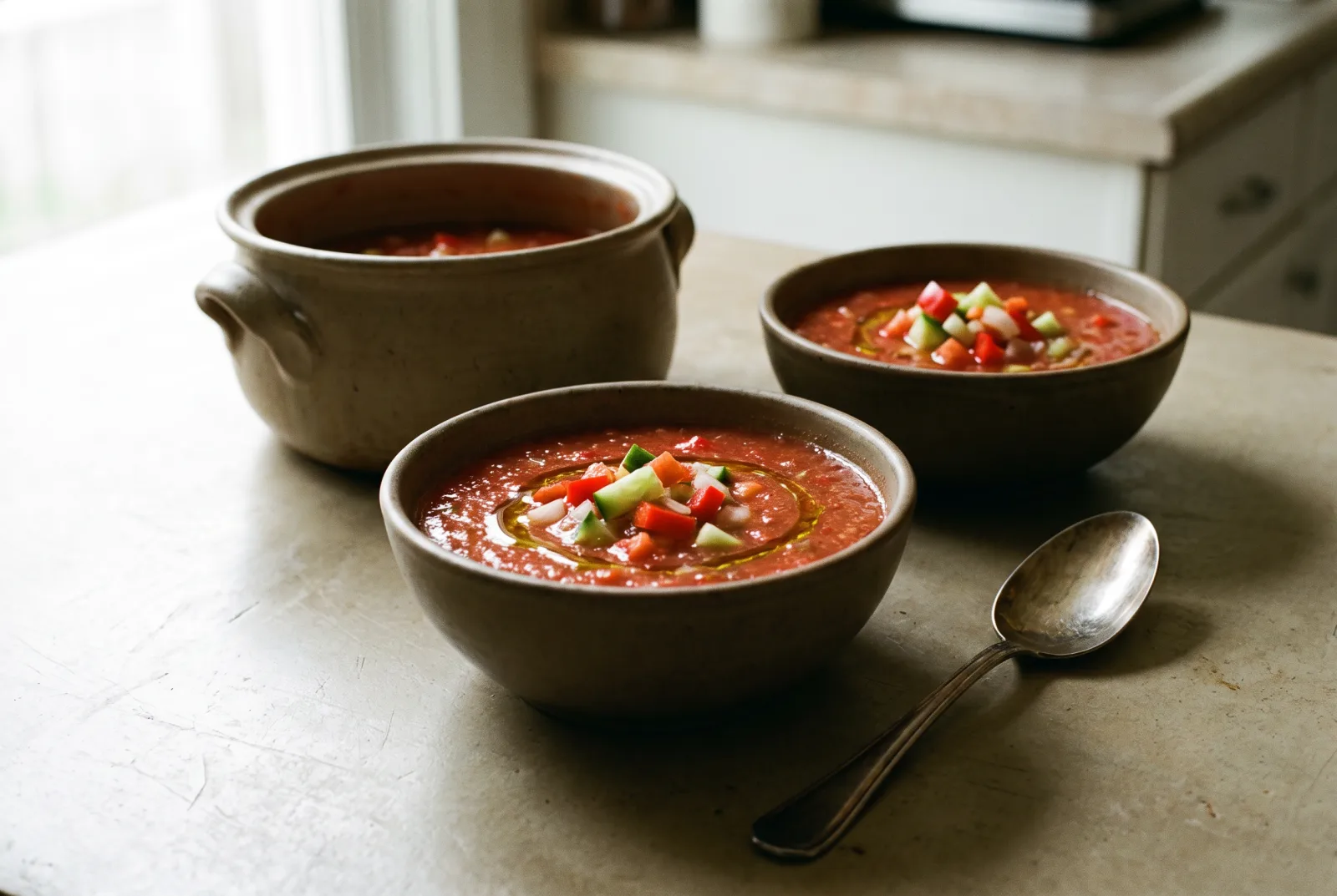 Gazpacho | Spanish-Style Chilled Tomato Soup