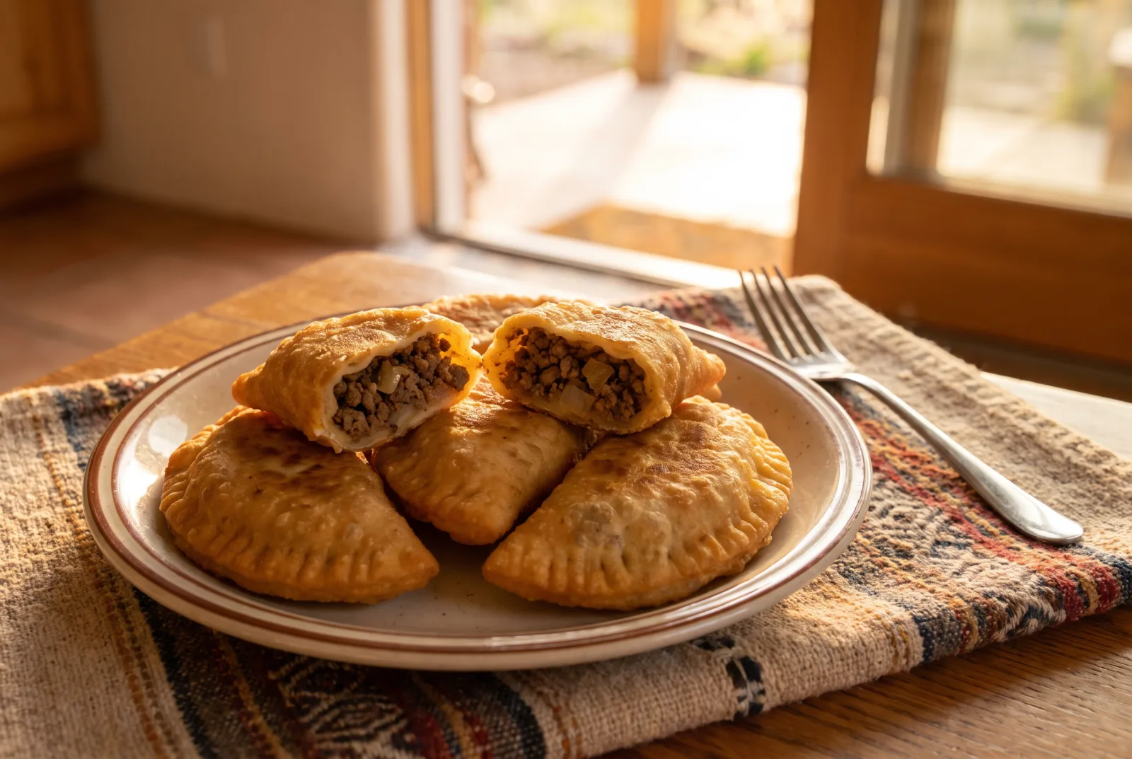 Ciborek | Turkish Fried Ground Beef Pastry