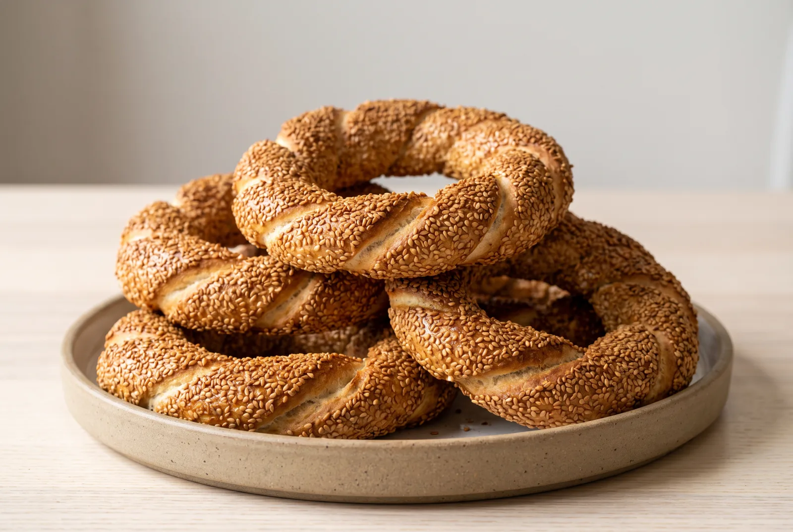Sesame Simit | Homemade Grape Molasses-Dipped Turkish Bread Rings