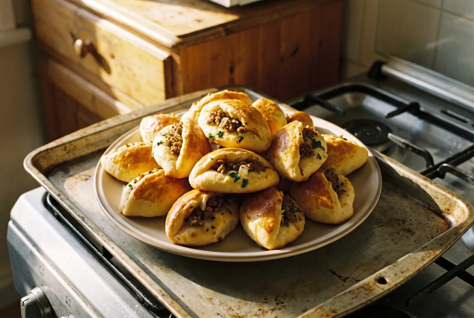 Turkish Beef Pogaca | Baked Savory Breakfast Pastries
