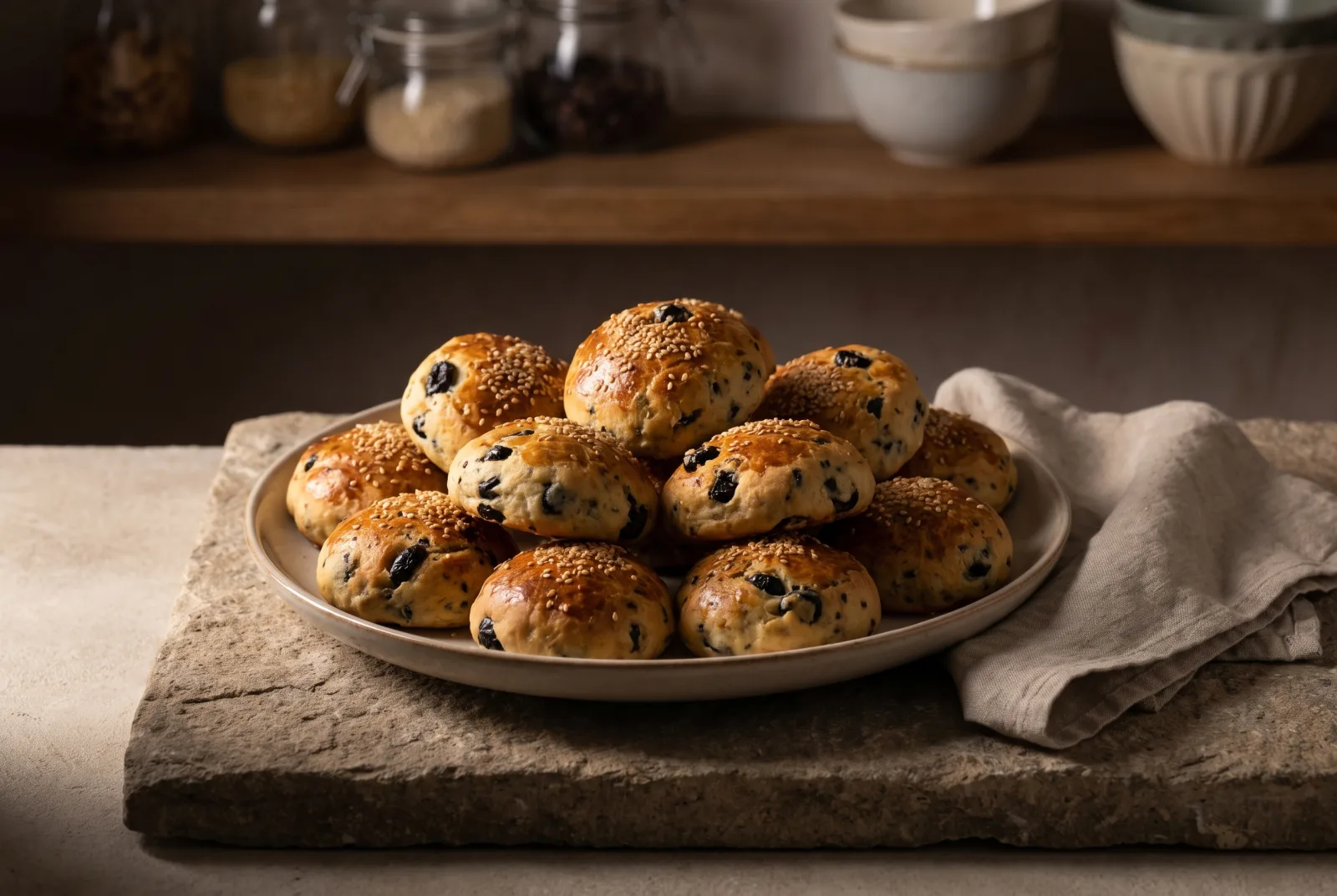 Olive Rolls | Savory Olive Oil Rolls