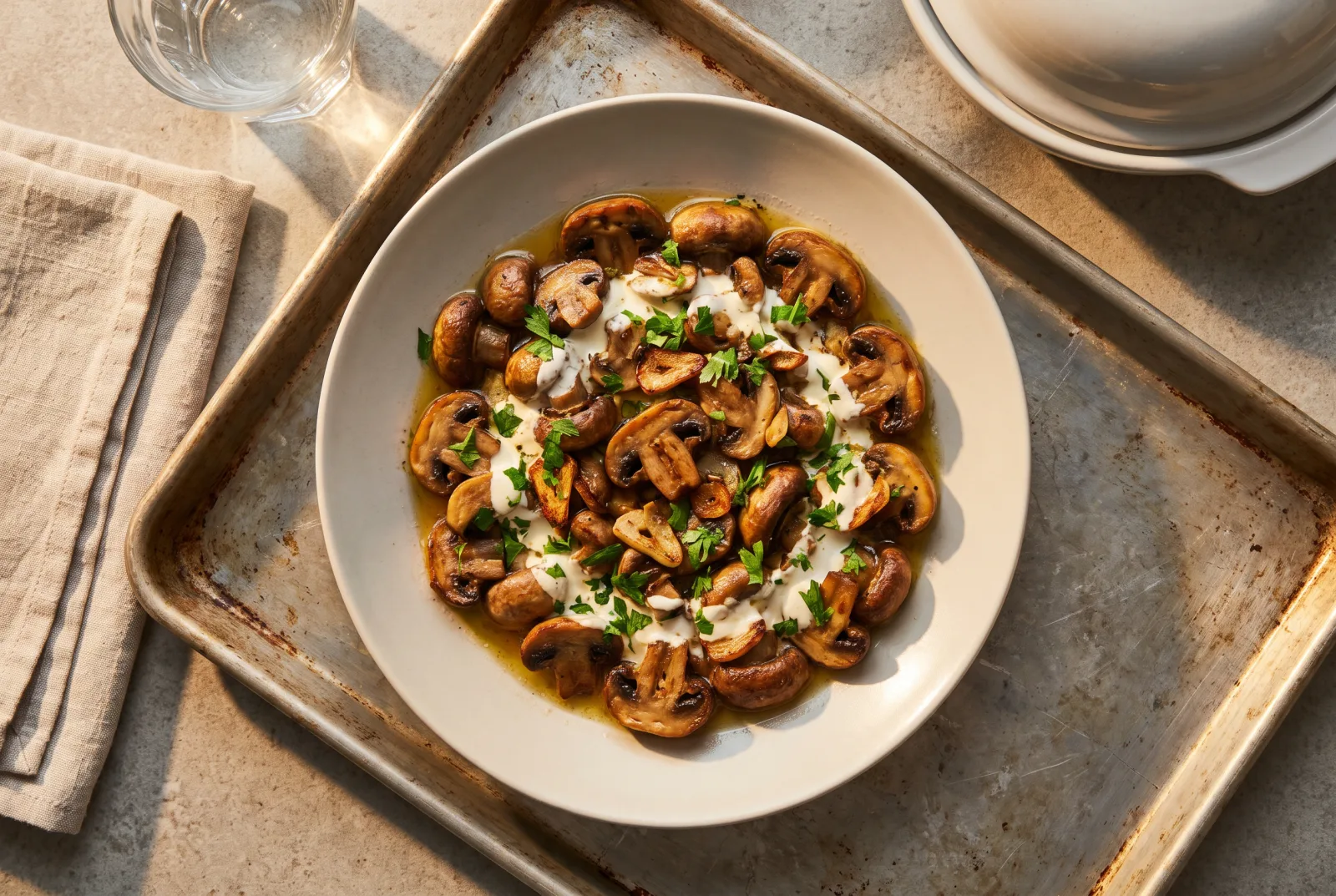 Garlic Butter Sautéed Mushrooms