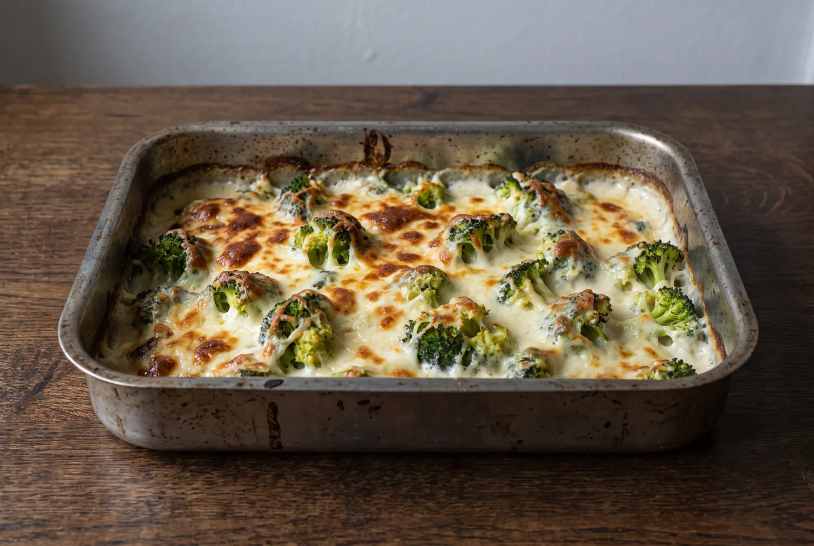 Broccoli Gratin | Creamy Baked Broccoli Casserole