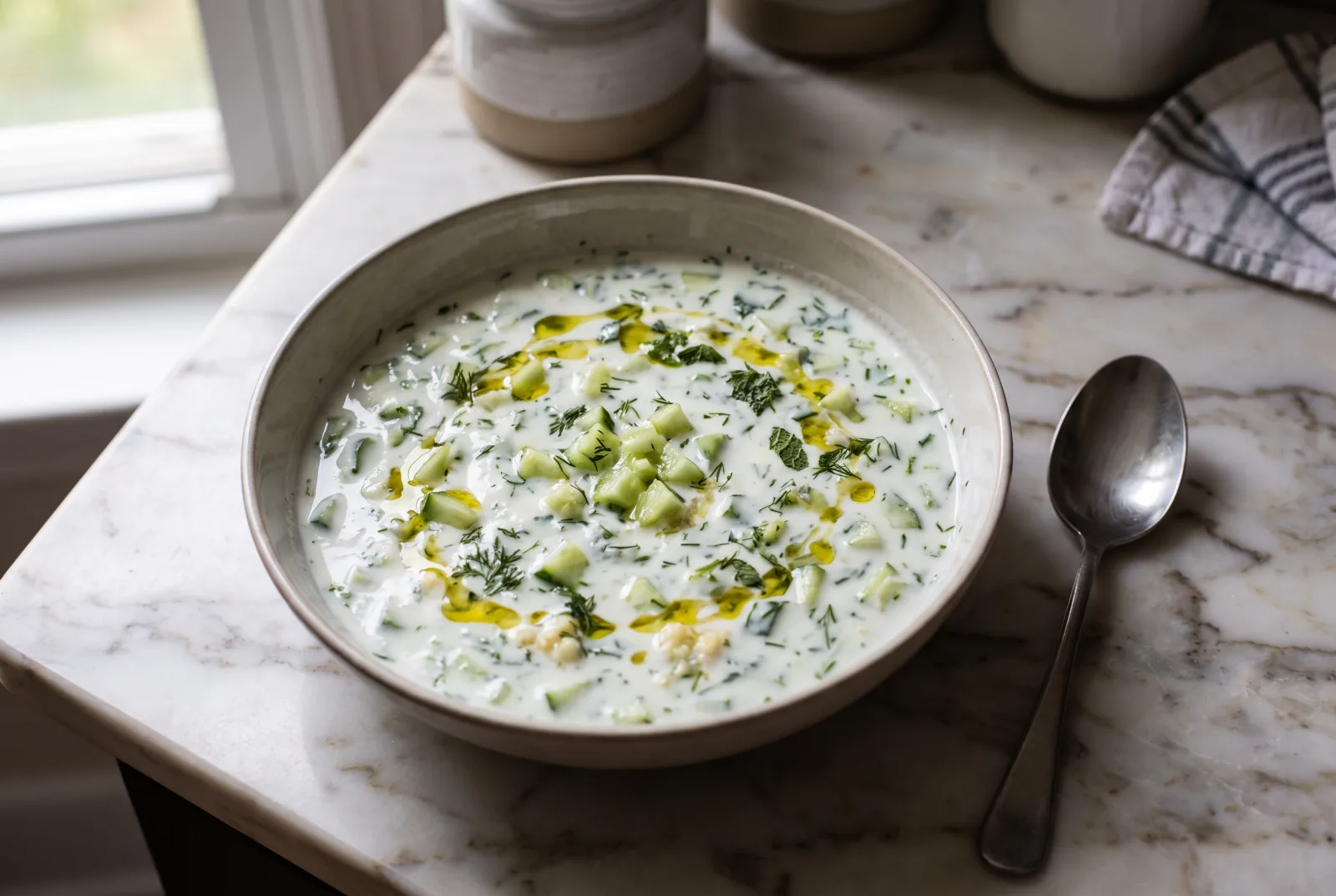 Cacik | Turkish Cucumber Yogurt Dip