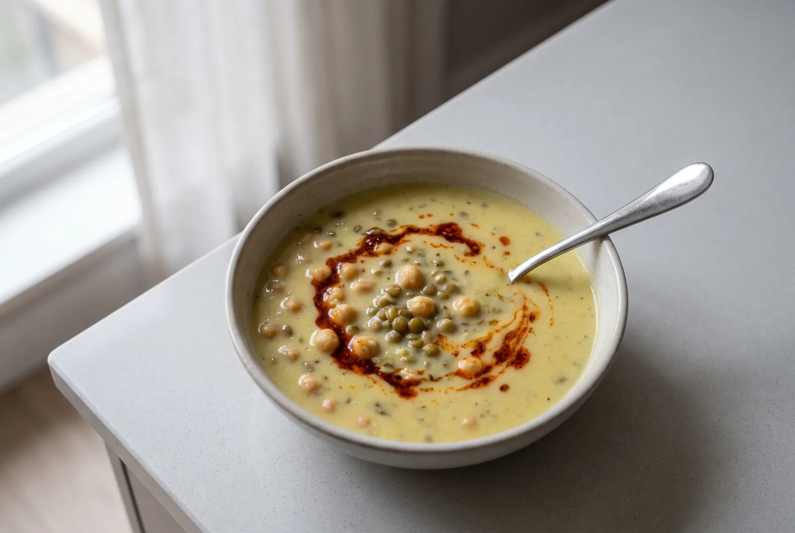 Alaca Soup | Gaziantep-Style Yogurt and Chickpea Soup