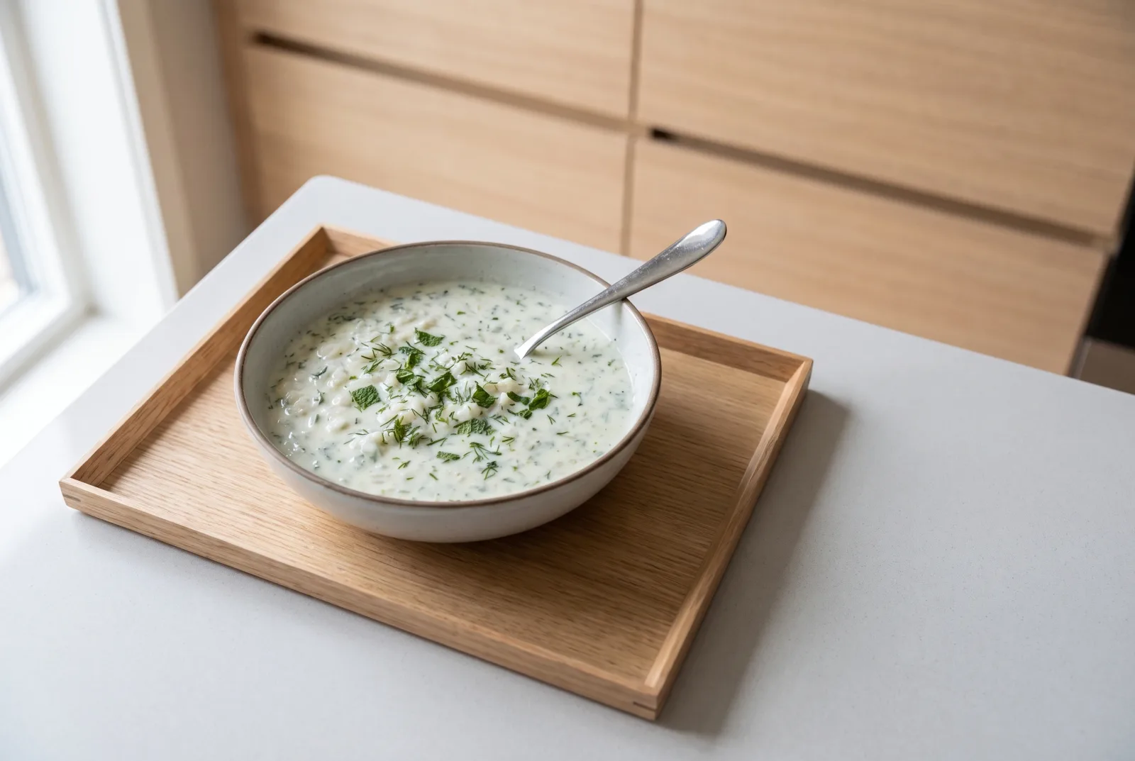 Dovga | Azerbaijani Yogurt and Herb Soup