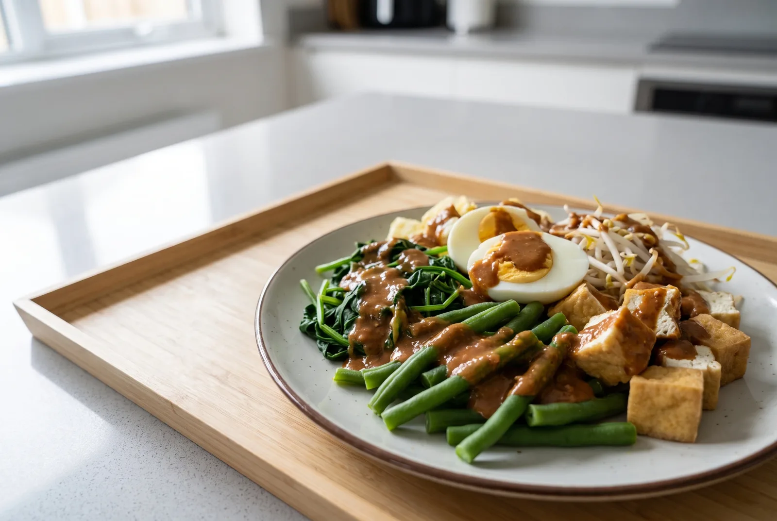Gado-Gado | Indonesian Vegetable Salad with Peanut Sauce
