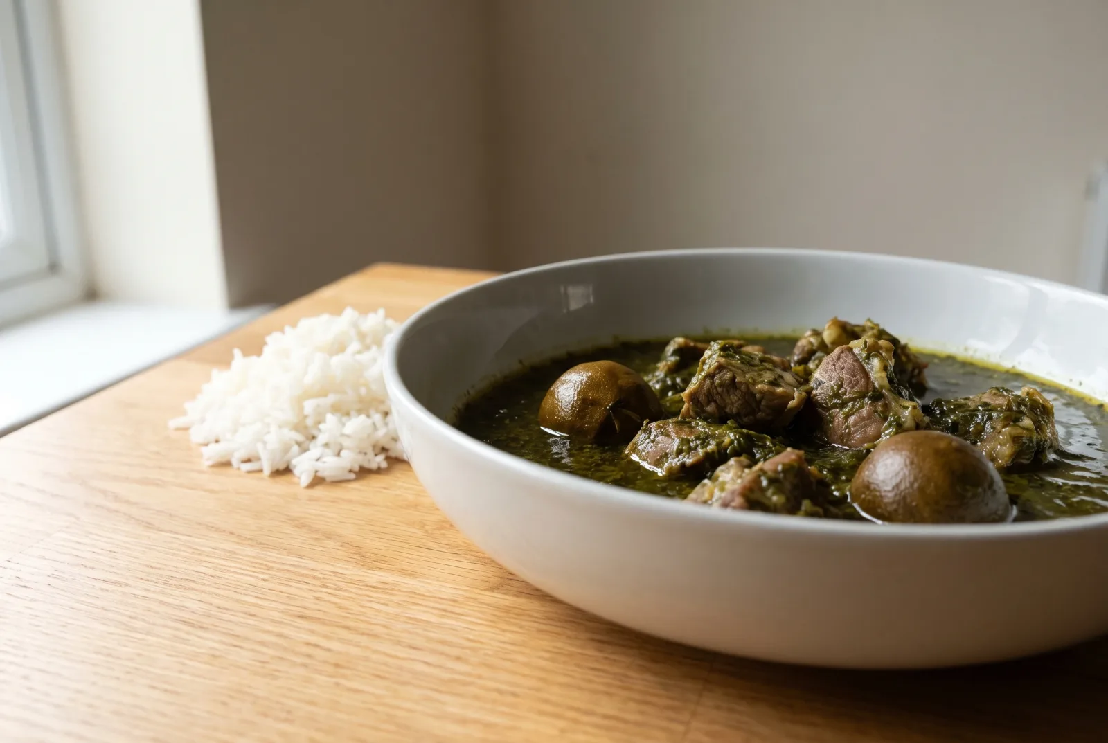 Ghormeh Sabzi | Iranian Herb and Lamb Stew with Dried Limes