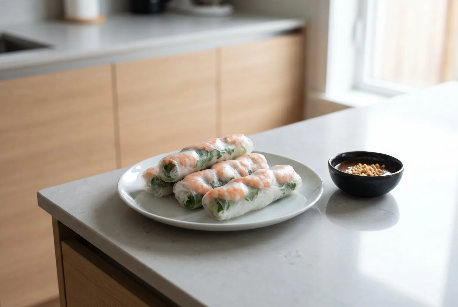 Gỏi Cuốn (Vietnamese Fresh Spring Rolls with Shrimp)