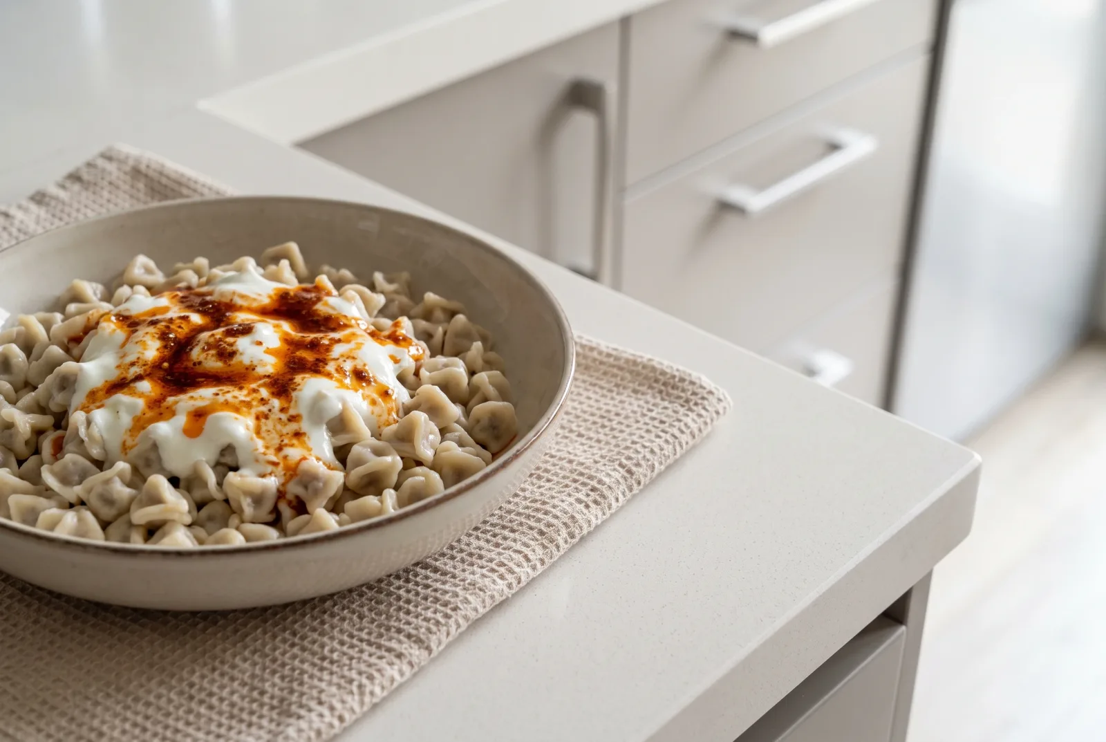 Spinach Manti | Kayseri-Style Stuffed Dumplings