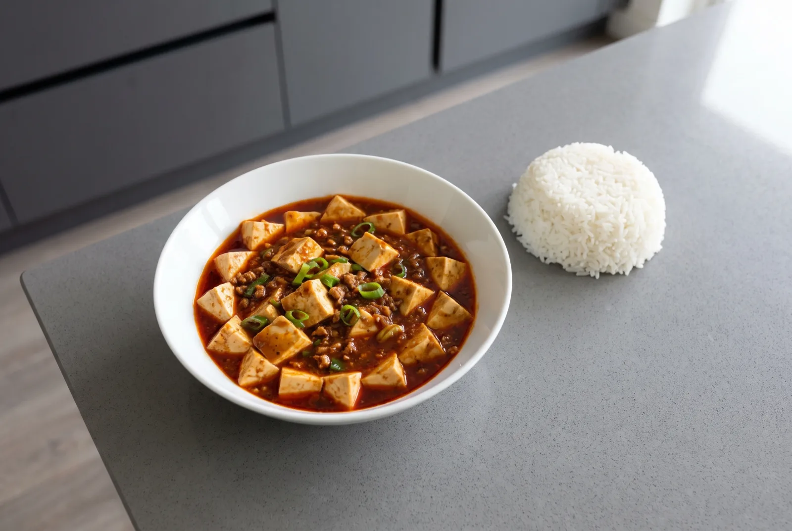 Mapo Tofu | Spicy Sichuan-Style Tofu with Ground Beef