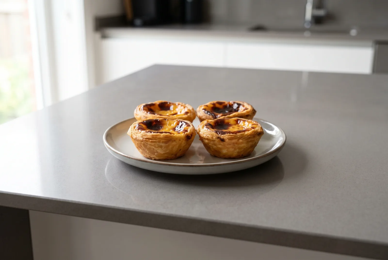 Pastel de Nata | Portuguese Custard Tarts with Crisp Puff Pastry