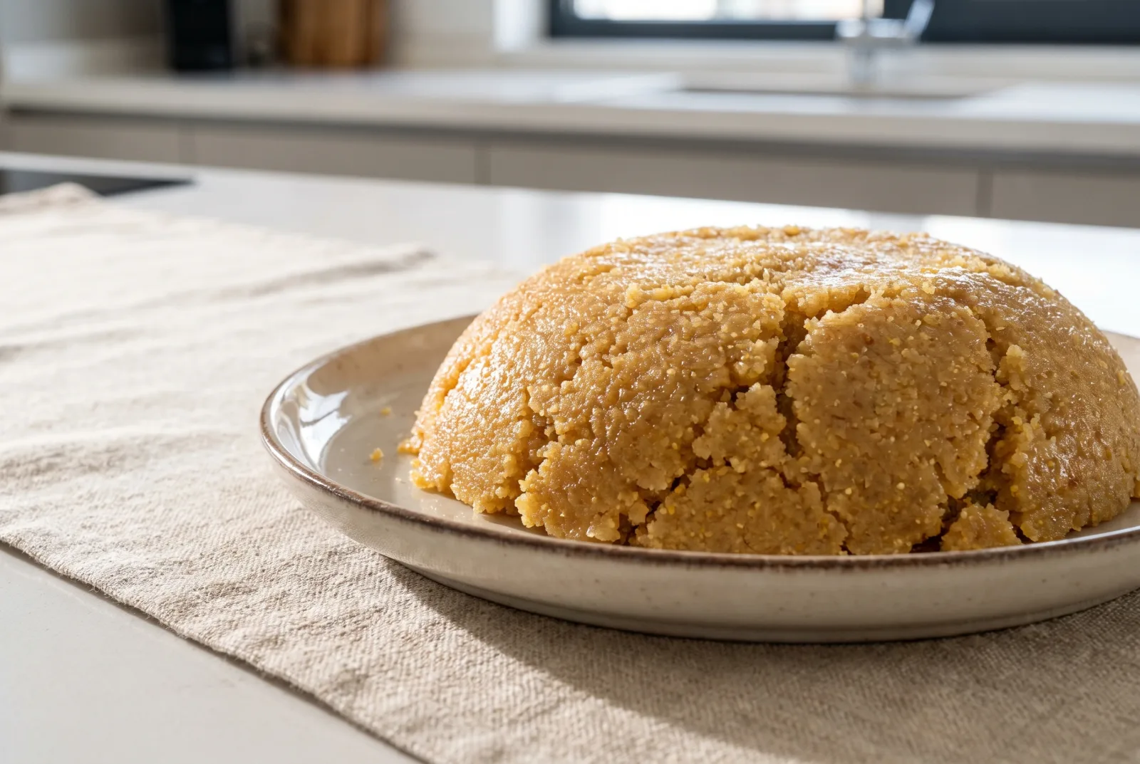 Peskutan Halva | Black Sea-Style Cornmeal and Grape Molasses Dessert