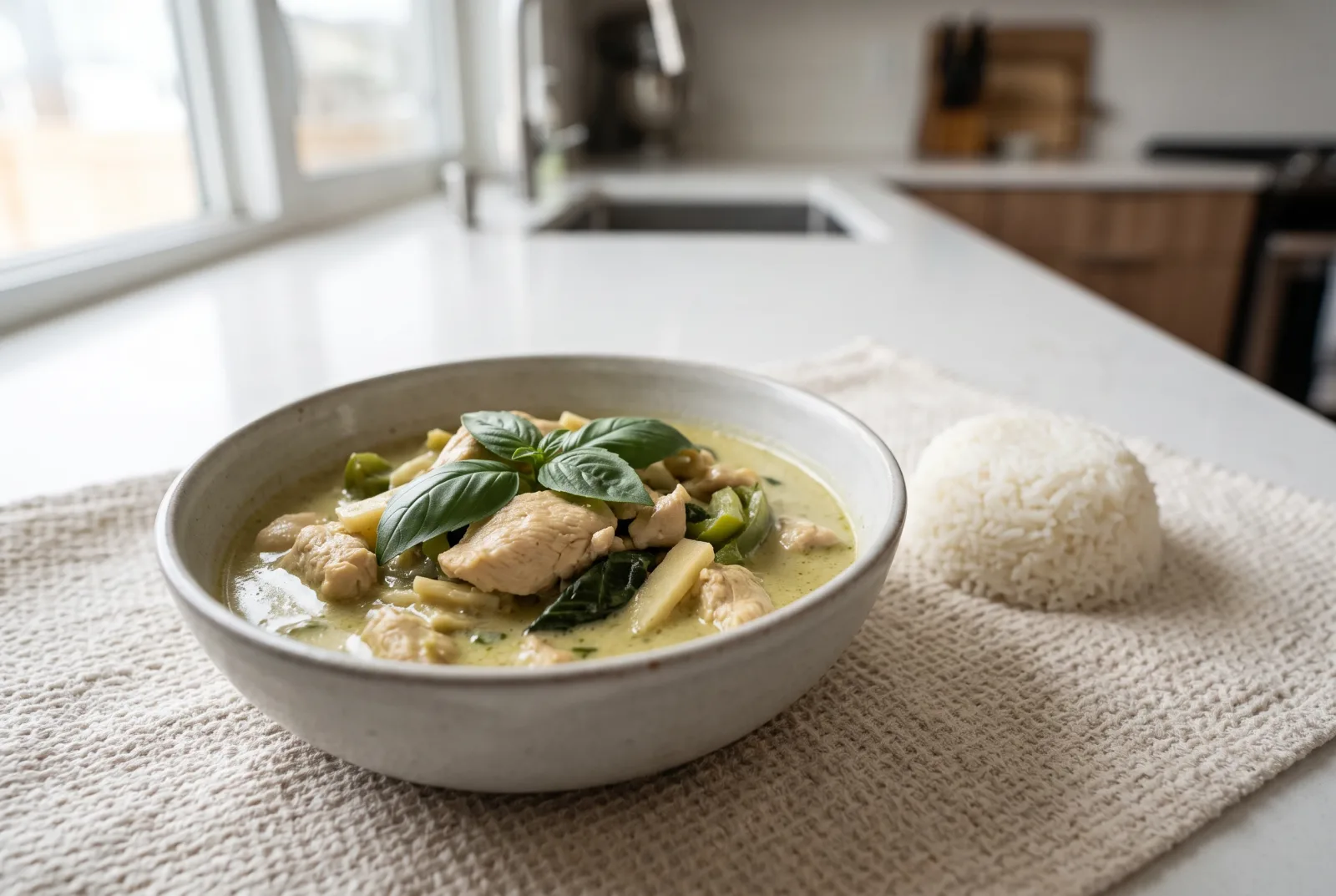 Green Curry | Thai Coconut Chicken Curry