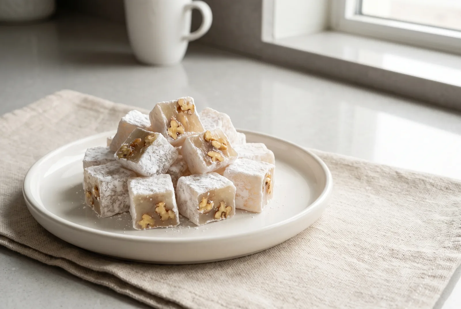 Walnut Turkish Delight | Traditional Homemade Candy