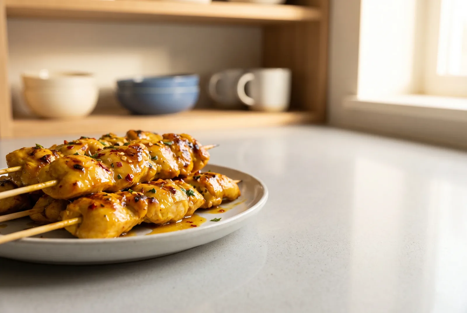 Jujeh Kabab | Persian Saffron-Marinated Chicken Skewers