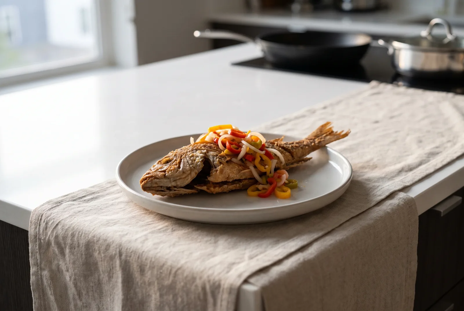 Jamaican Escovitch Fish | Vinegar-Marinated Fried Fish