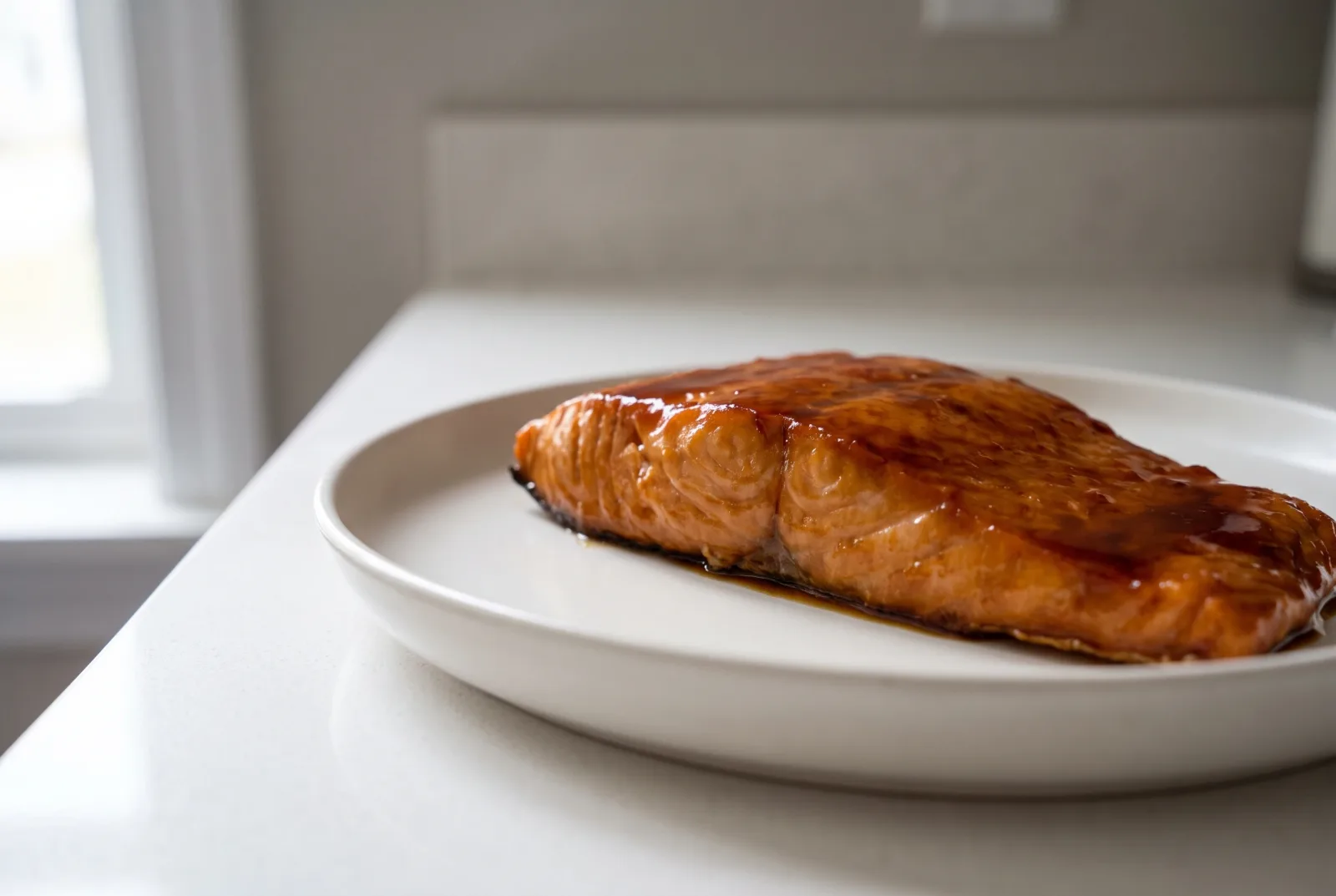 Canadian Maple-Glazed Baked Salmon