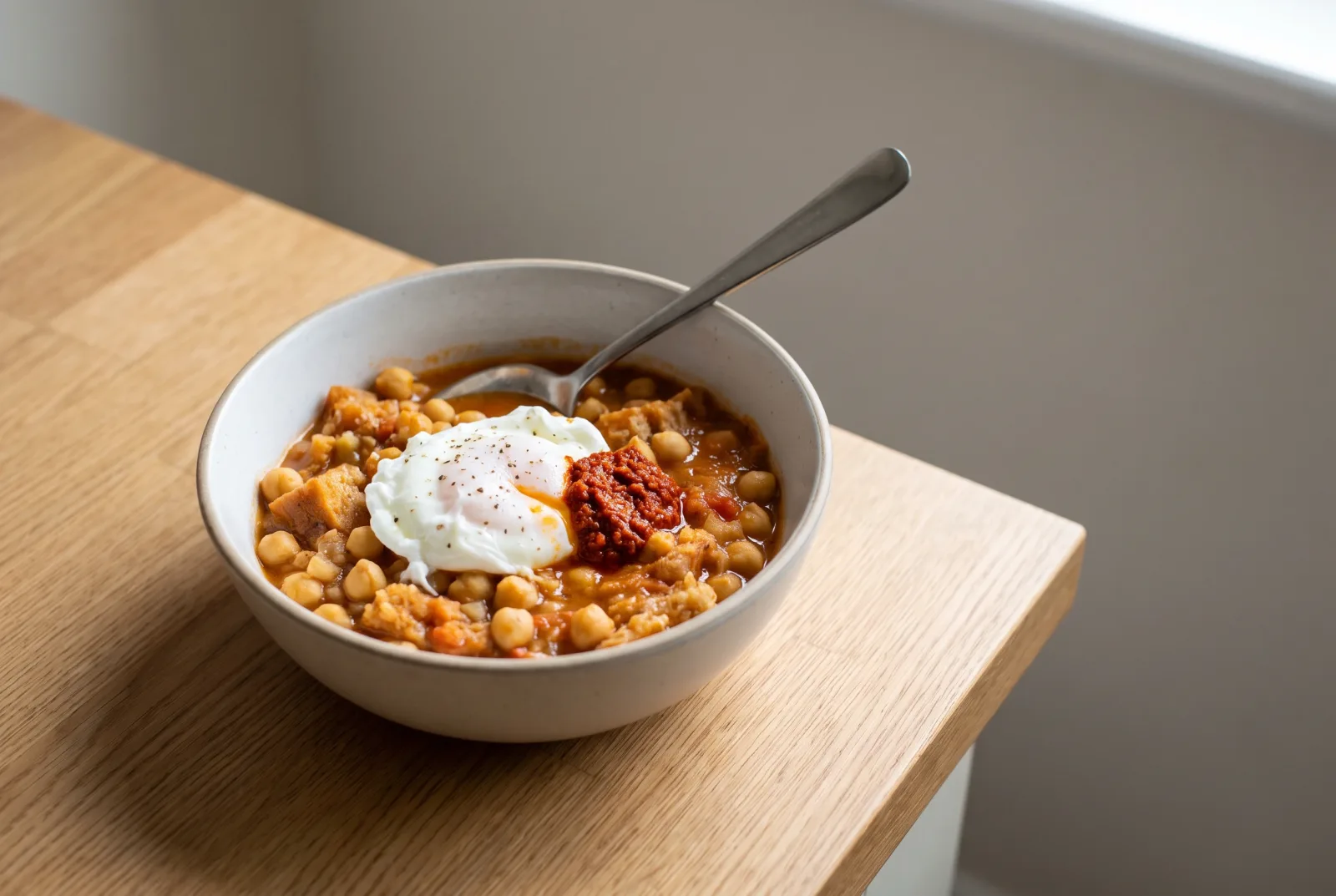 Lablabi (Tunisian Chickpea and Bread Soup)