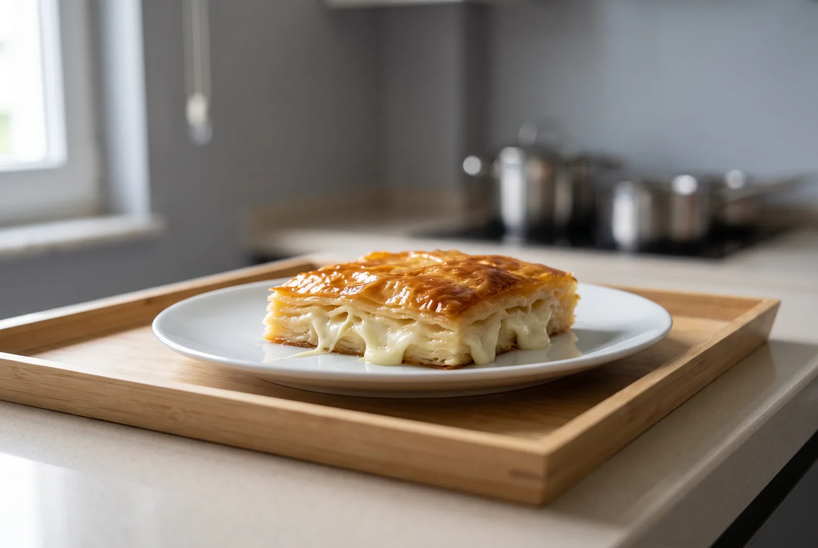 Sini Boregi | Kayseri-Style Baked Cheese Pastry