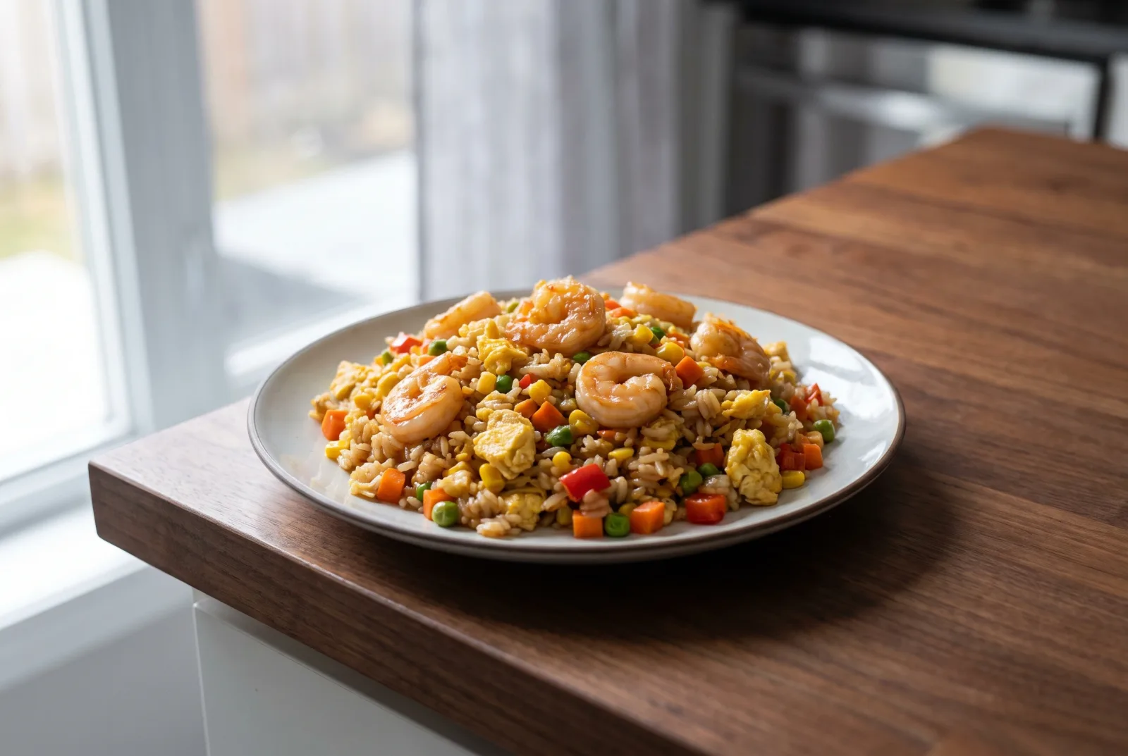 Yangzhou-Style Fried Rice | Shrimp, Egg, and Vegetables