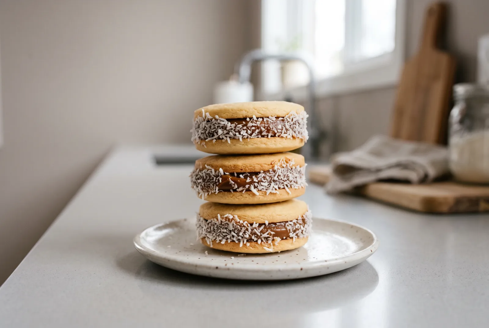 Alfajores | Argentinian Dulce de Leche Sandwich Cookies