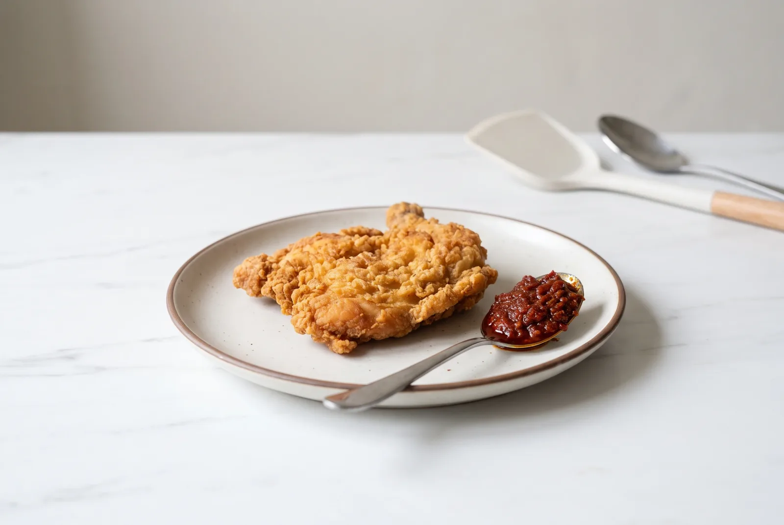 Ayam Penyet | Indonesian Smashed Fried Chicken