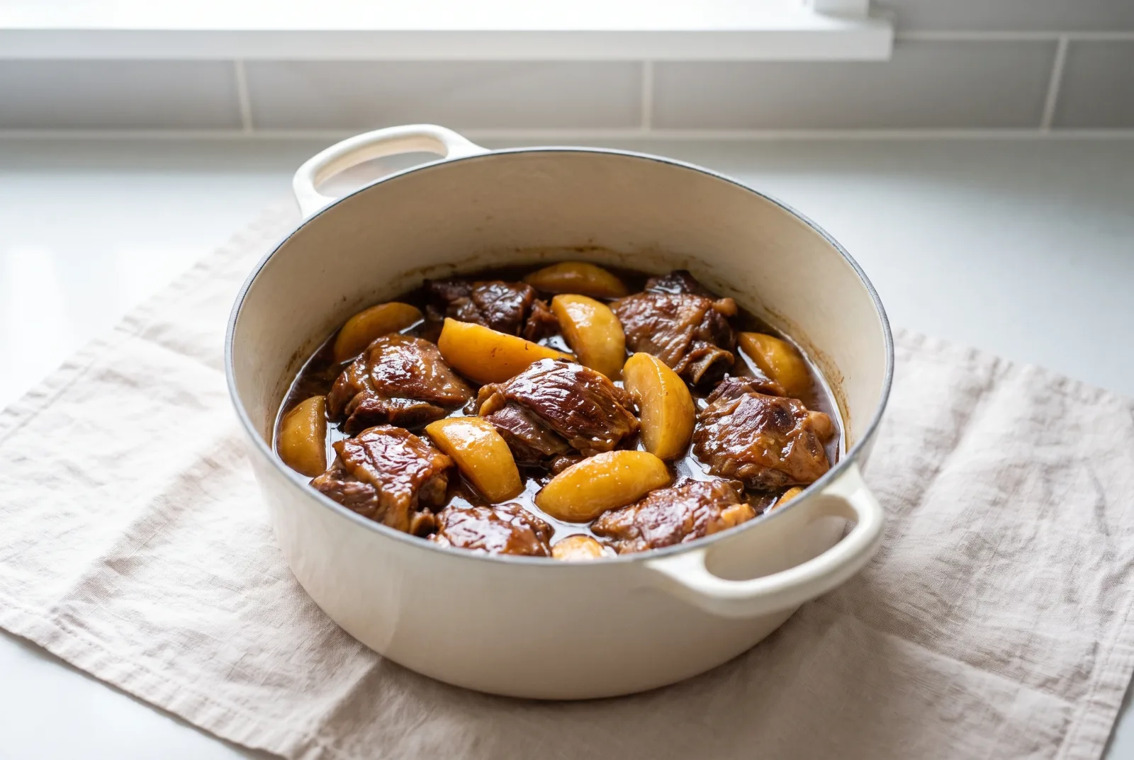 Quince and Lamb Yahni | Slow-Cooked Quince and Lamb Stew
