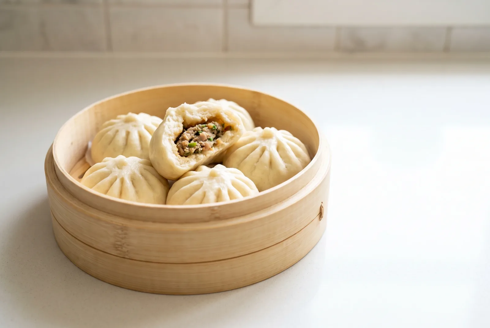 Baozi | Chinese Steamed Meat Buns