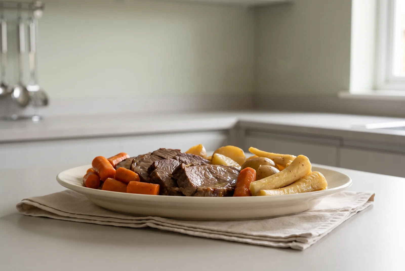 Hangi (New Zealand Maori-Style Oven-Steamed Lamb and Root Vegetables)