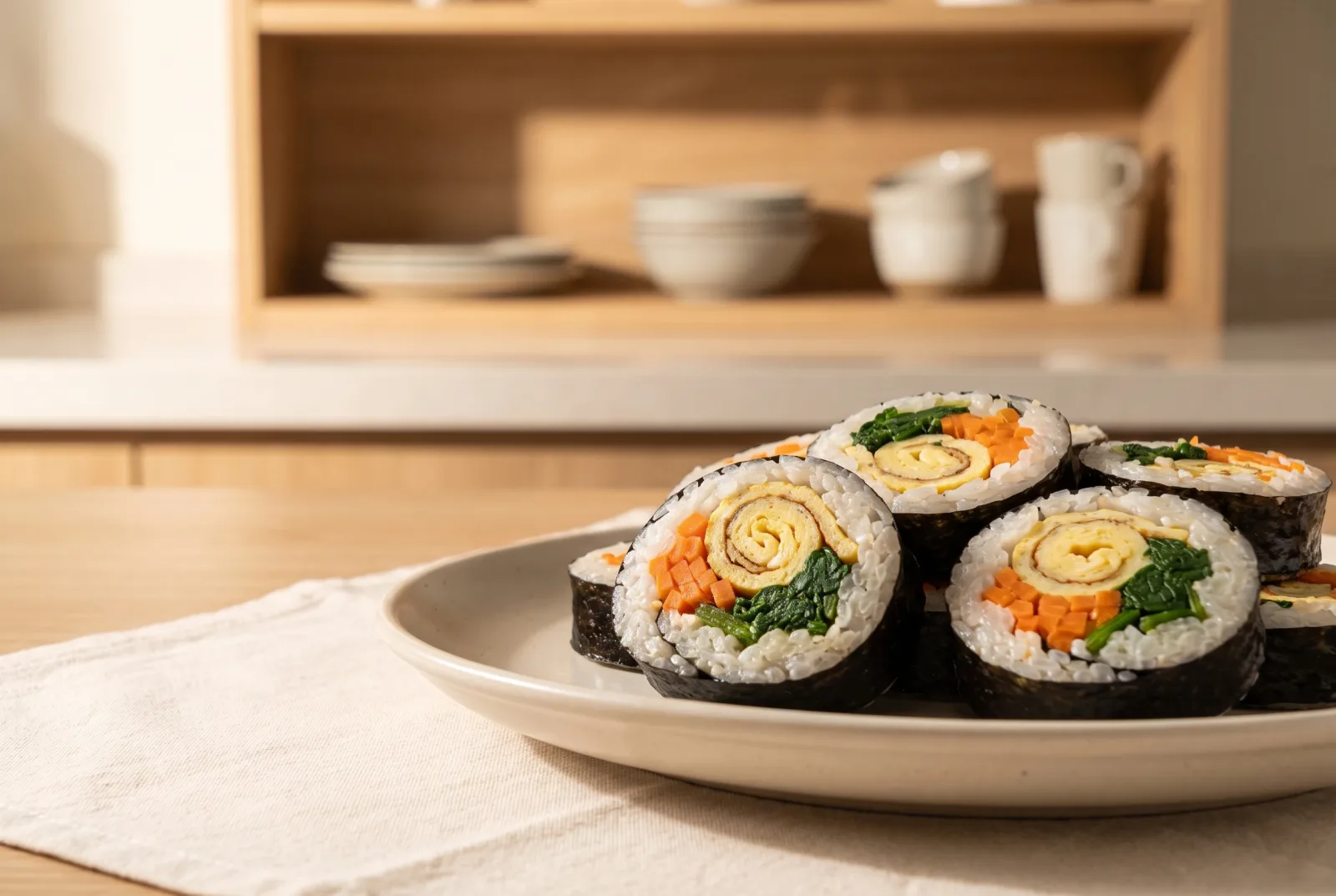 Kimbap | Korean Seaweed Rice Rolls