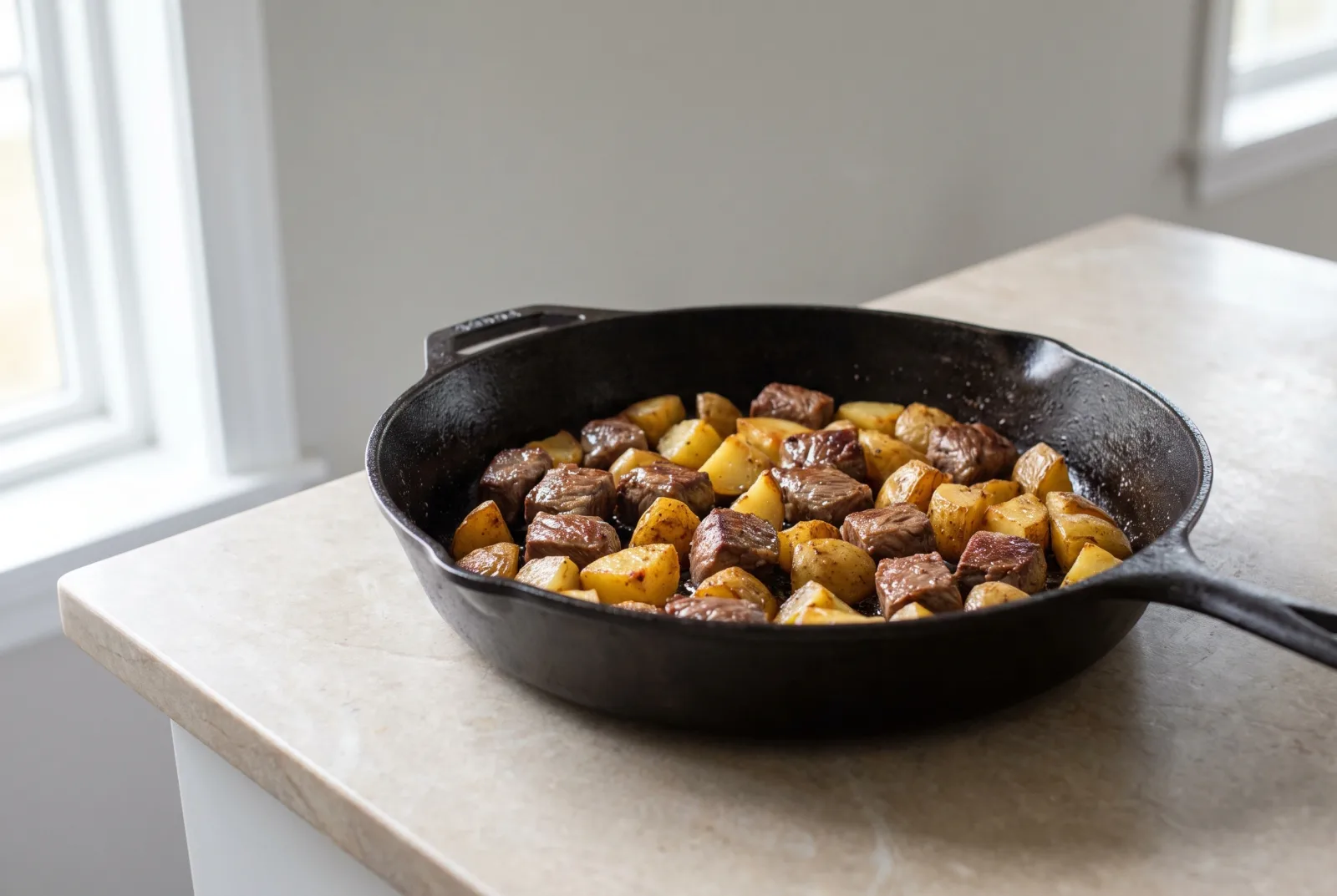 Kuurdak | Kazakh-Style Braised Lamb and Potatoes