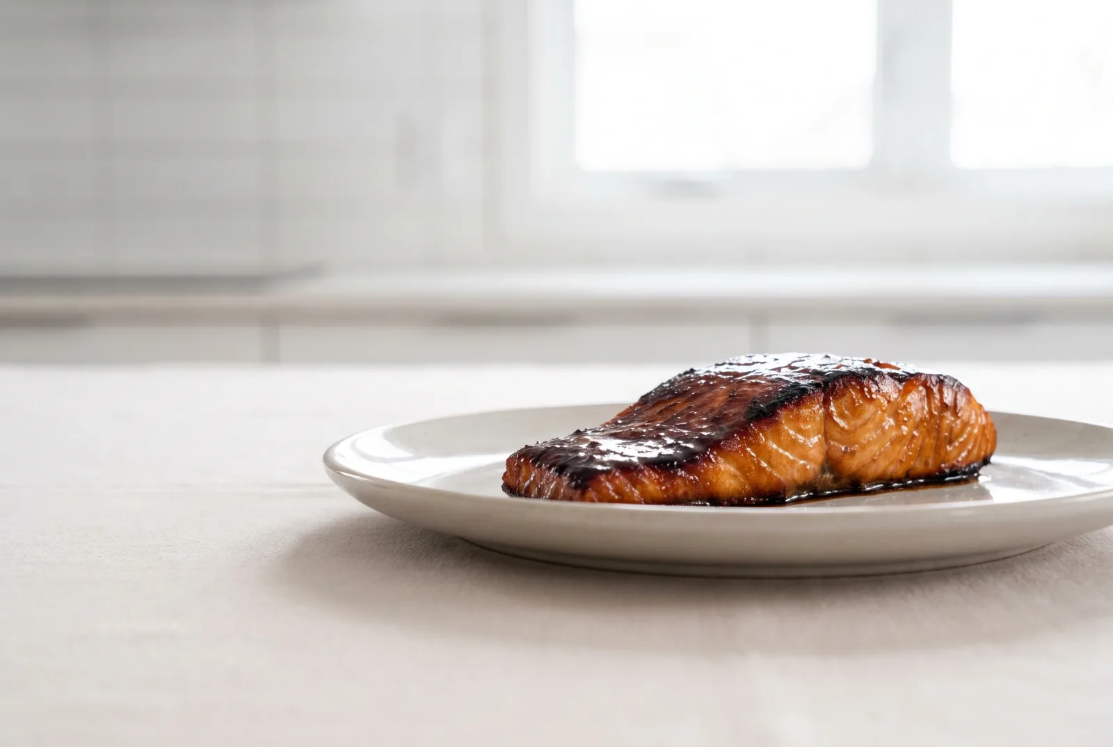 Oven-Baked Salmon with Sweet Miso Glaze