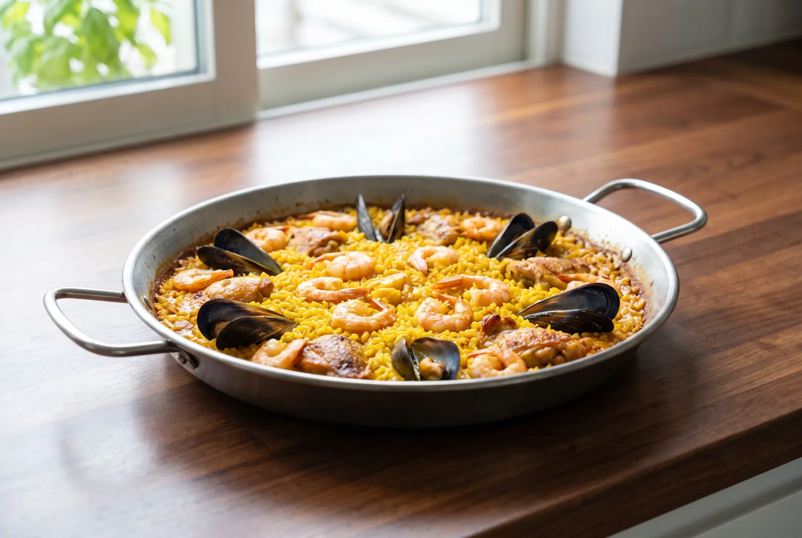 Paella | Spanish Saffron Rice with Seafood