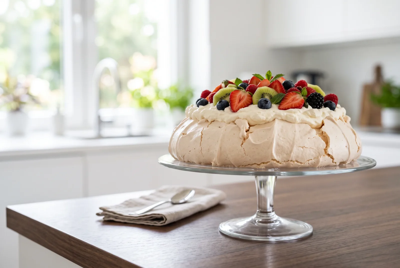 Pavlova | Australian Meringue Dessert with Fruit