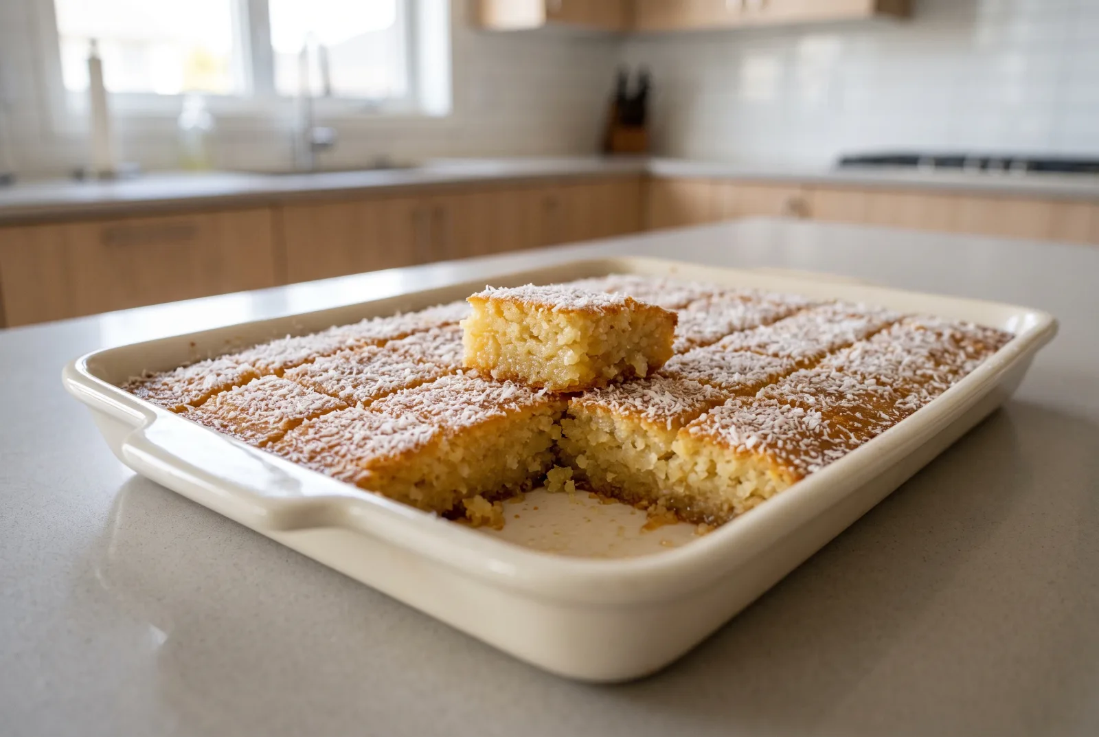 Sambali | Hatay-Style Semolina and Coconut Dessert