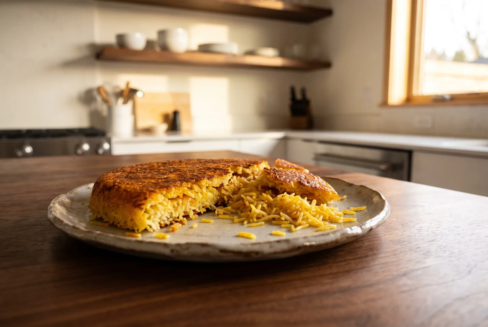 Tahdig | Iranian Saffron Rice with a Crispy Bottom