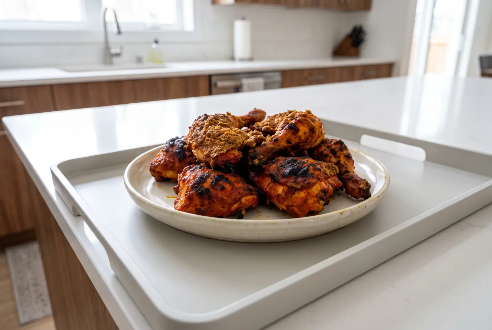 Tandoori Chicken | Indian-Style Oven-Baked Chicken with Yogurt and Spices
