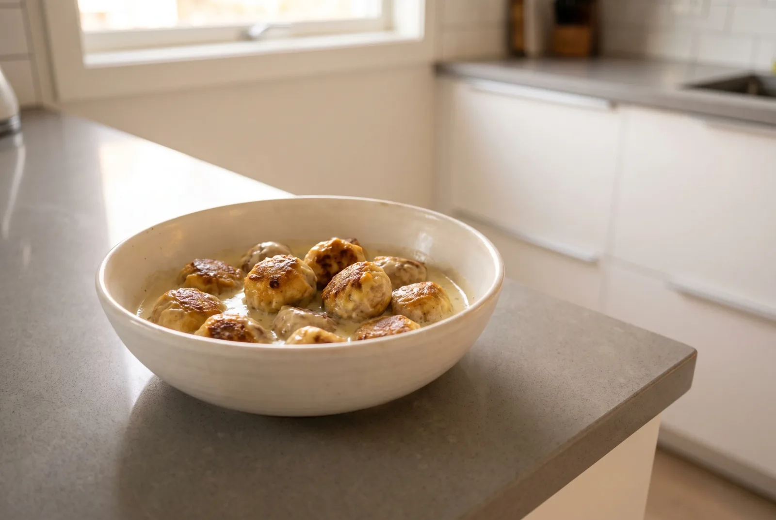 Terbiyeli Köfte (Turkish Meatballs with Egg-Lemon Sauce)