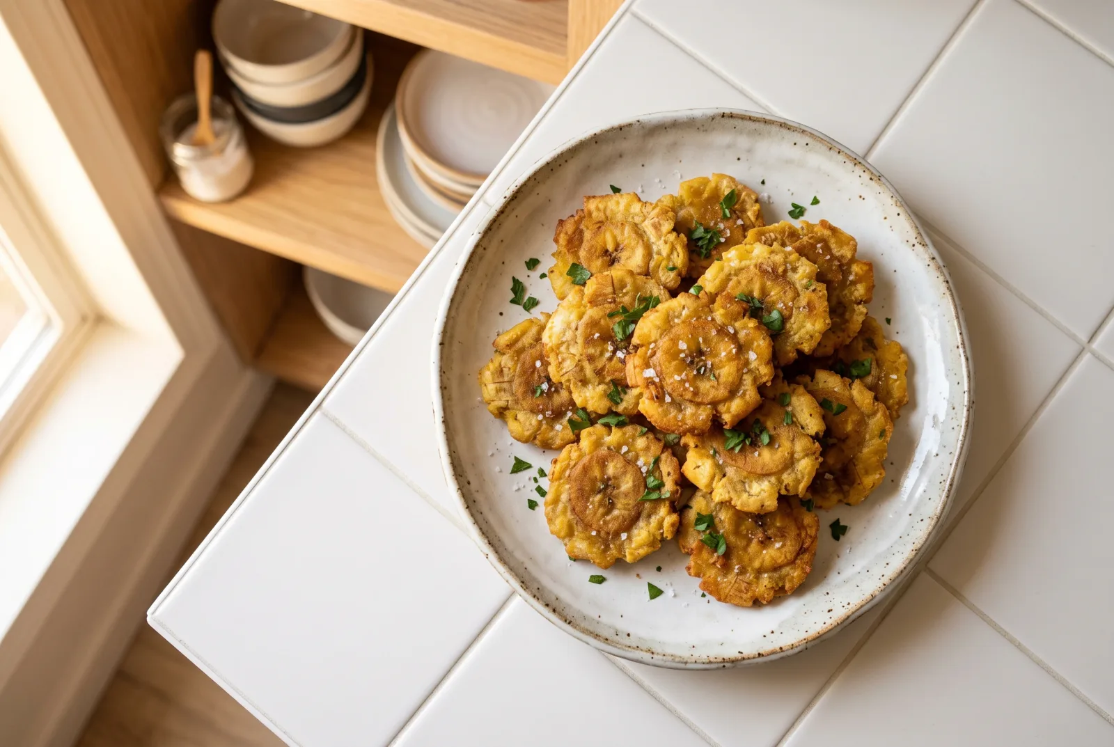 Tostones | Cuban-Style Crisp Green Plantains