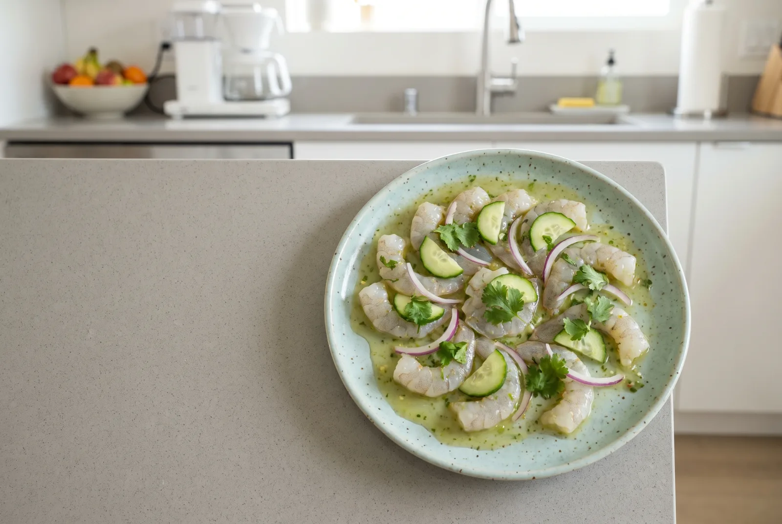 Aguachile | Mexican Spicy Raw Shrimp with Lemon