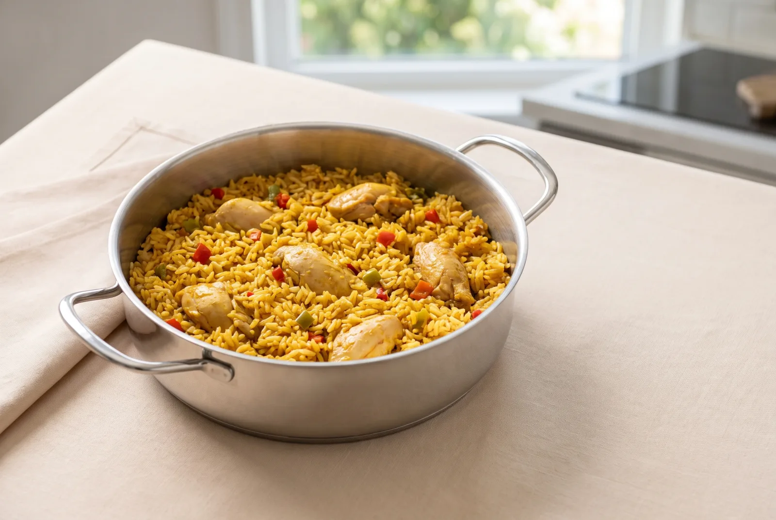 Arroz con Pollo | Cuban-Style Chicken and Yellow Rice