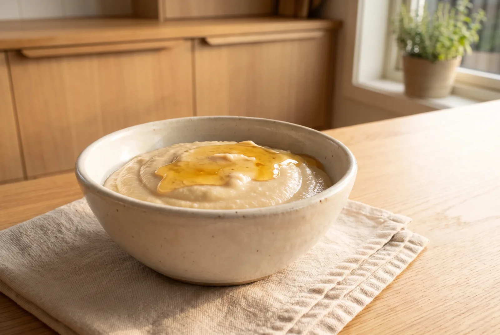 Asida | Saudi Flour Porridge with Honey Syrup