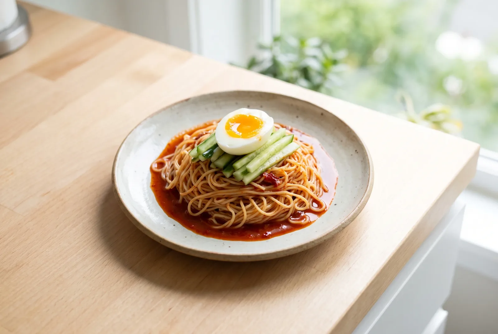 Bibim Guksu | Korean Spicy Cold Noodles