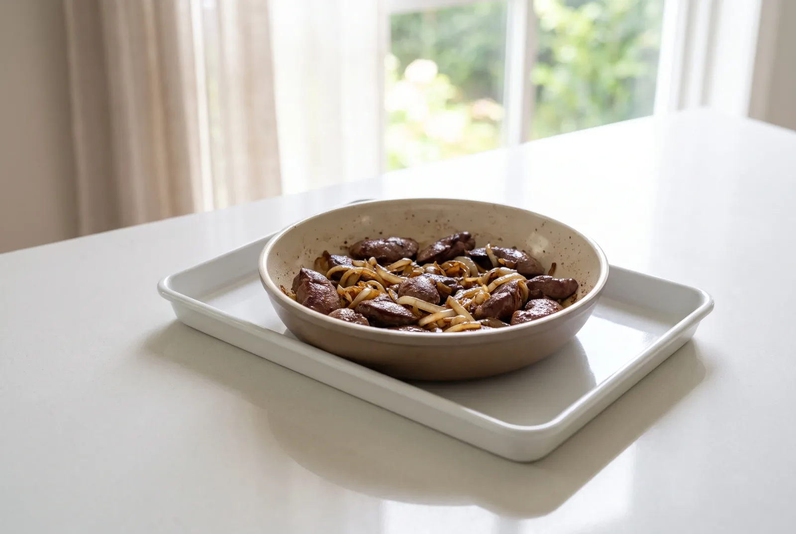 Sautéed Beef Kidney | Pan-Fried Kidney with Onion