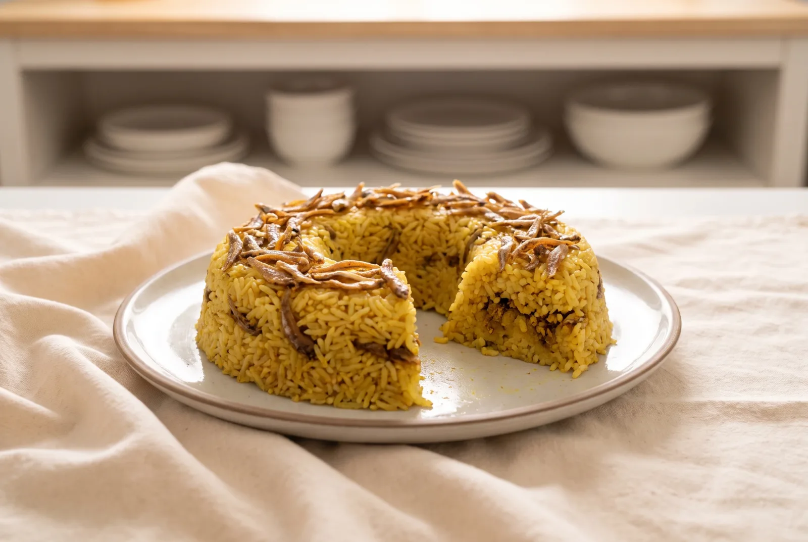 Black Sea Anchovy Pilaf | Turkish Baked Rice with Anchovies