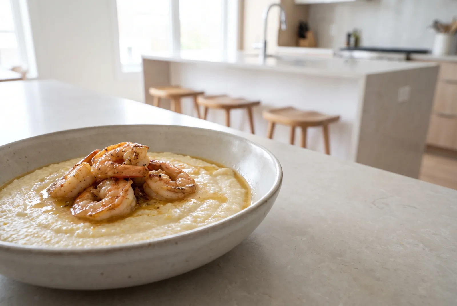 Shrimp and Grits | Southern-Style Corn Grits with Spiced Shrimp